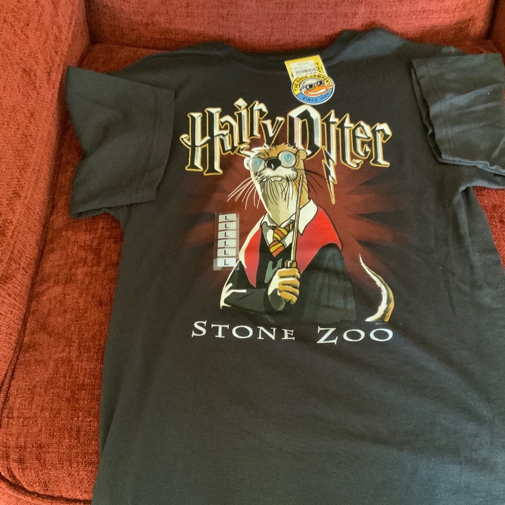 Boys T-Shirt; size L - Stone Zoo - Harry Otter by The Duck Company.   New w/Tags